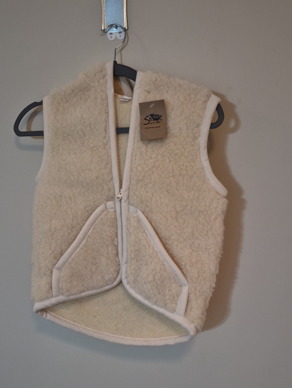Irish Wool Sherpa Kids Vest